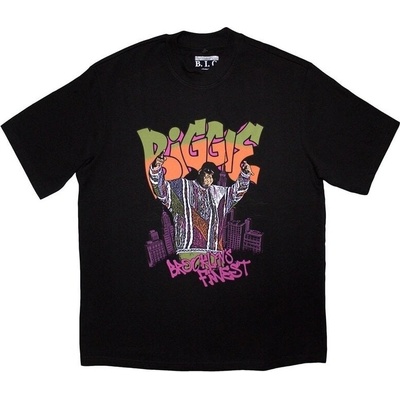 Notorious B. I. G Notorious B. I. G. Cartoon Graffiti Black 2XL Риза (BIGOSTS30MB05)