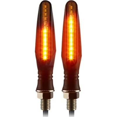 LED dynamické blinkry na moto 2ks, homologované 12V | Zboží Auto