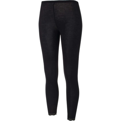 Engel Дамско копринено термобельо Engel Women's Leggings with Lace Merino base layer - Black - размер 34/36 (EU) (114-0986-0111)