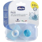 Chicco Комплект биберони-залъгалки Chicco - Physio Micro, 2 броя, 0-2 месеца, за момче, Асортимент (N0341) - ozone