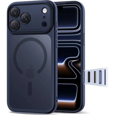Tech-Protect Кейс Tech-Protect Magpeak Magsafe CC за iPhone 17 Pro - матово тъмносиньо (5906302333790)