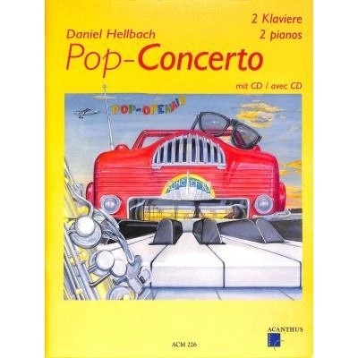 Pop Concerto + CD pre klavír štyri ruky od Hellbach Daniel