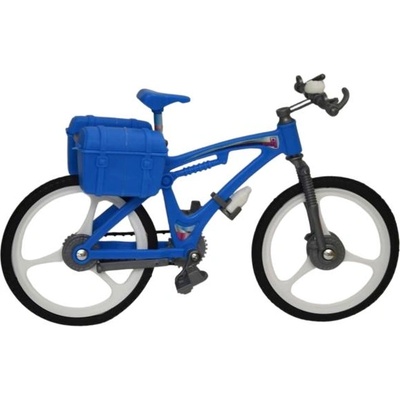 Син велосипед за кукли с размер 32 см