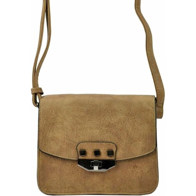 Pierre Cardin Crossbody Kabelka 91023 IZA152 Hnedá ekokoža Crossbody s nastaviteľným popruhom
