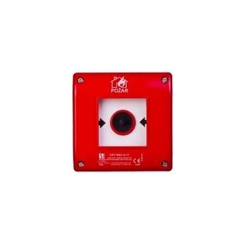 Spamel Surface mounted vapor button 1Z 1R red self-released without signaling OP1-W01-A11
