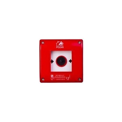 Spamel Surface mounted vapor button 1Z 1R red self-released without signaling OP1-W01-A11