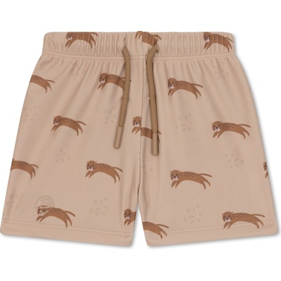 Swim Essentials Plavky Boxerky s UPF + Brown Leopard