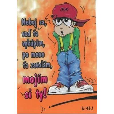 Nálepka s textom