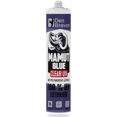 Den Braven Czech and Slovak Den Braven Mamut polymer.lepidlo čiré UV 290 ml
