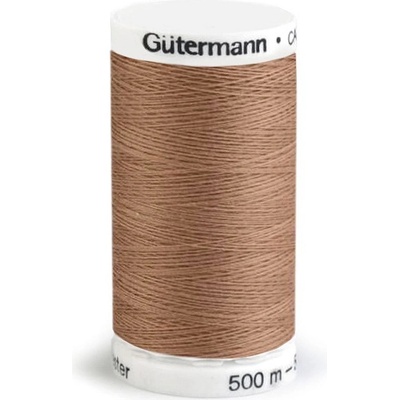 Polyesterové nitě návin 500 m Gütermann, střední, 139 Brown Sugar