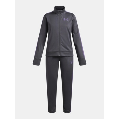 Under Armour dievčenská súprava UA Rival Knit Track Suit šedá