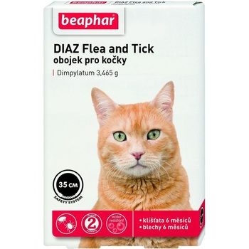 DIAZ Flea&Tick antiparazitní obojek kočka 35 cm