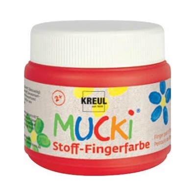 Mucki prstové farby na textil 150 ml žltá