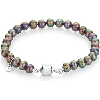 Image 1 of Swan Гривна със сладководни черни перли R172BBS Swan