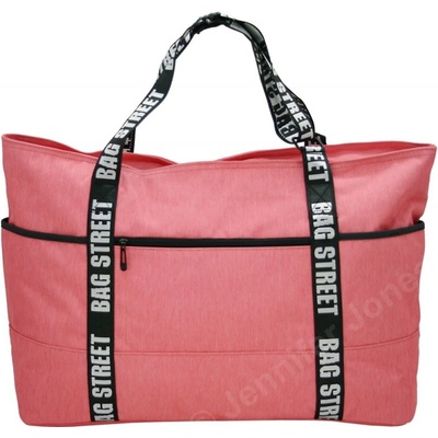 Bag Street Velká volnočasová taška růžová 2109