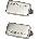 Gibson Custombucker set Nickel Адаптер за китара (PUCBDBNC2-SET)