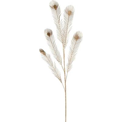 Home Styling Collection Lístky do vázy GOLD, zlaté, 90 cm
