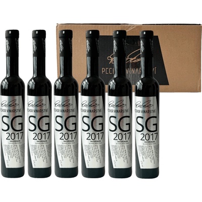Pechor Sauvignon 2017 výběr z cibéb botritický sběr 10% 6 x 0,375 l (holá láhev)