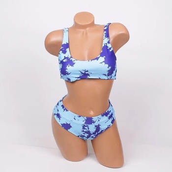 Image 1 of Дамски Бански с бюстие в светло и тъмносиньо