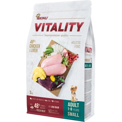 Akinu Vitality dog Adult Small chicken 3 kg