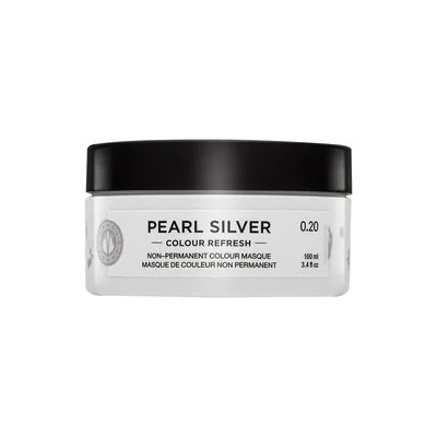 Maria Nila Colour Refresh подхранваща маска без цветни пигменти ЗА ПЛАТИНЕНО РУСА И СИВА КОСА Pearl Silver 100 ml