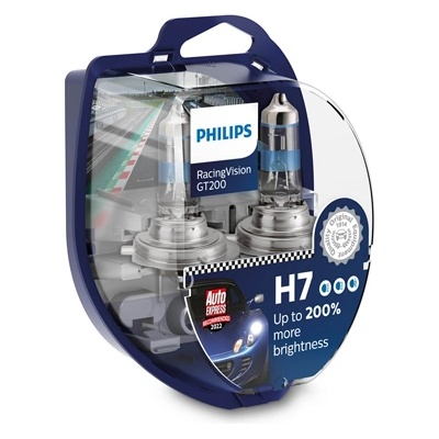 Philips Крушка, фар PHILIPS H7, 12V, 55W, 3500K, 1500lm, 2 бр