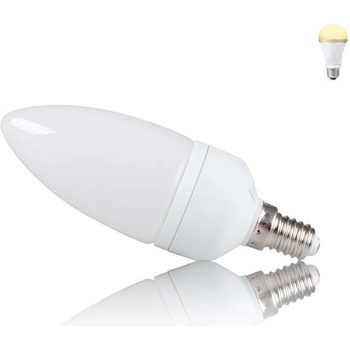 Inoxled LED žárovka E14 230V 3W 190lm Teplá bílá 60000h 15SMD 5050 svíčková