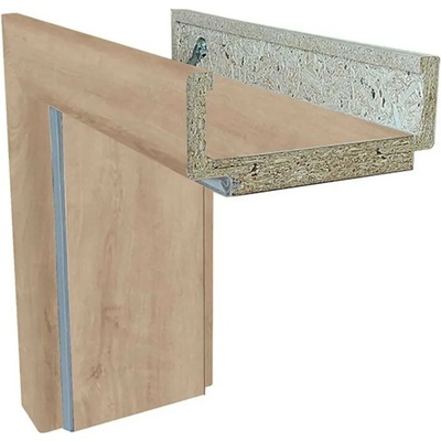 Solodoor obložková zárubeň N dub western solo struktur 60L, 100mm