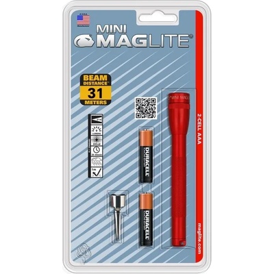 Maglite Фенер Maglite Mini - AAA, червен (M3A036U)