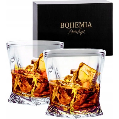 QUADRO BOHEMIA sklenice na whisky sada 6 x 340 ml