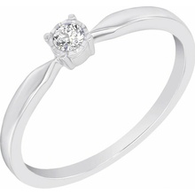Eppi Strieborný prsteň s lab grown diamantom Socorro R44332