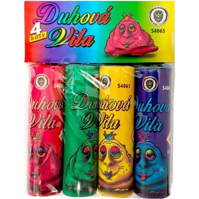 Pyrotechnika dýmovnice Duhová Víla 4 barvy
