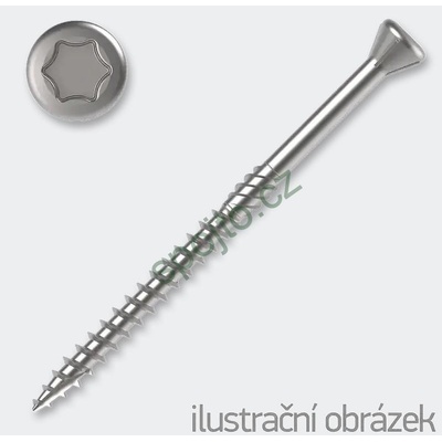 Terasový vrut 4x 45 balení 100 ks Nerez AISI