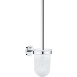 GROHE QuickFix Start Cosmopolitan - Четка за тоалетна за стенен монтаж с държач, стъкло/хром 41169000 (41169000)