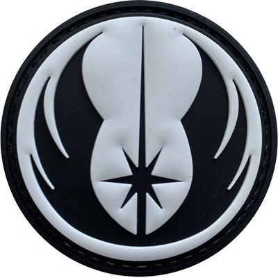 WARAGOD Jedi Order PVC nášivka, biela