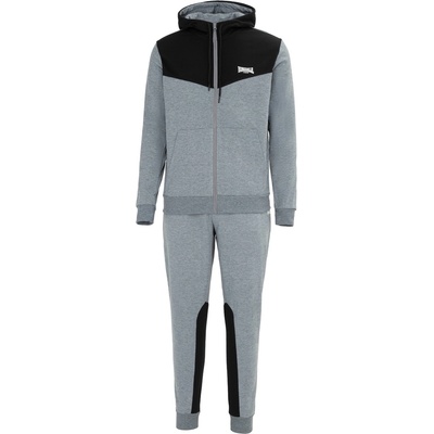 Lonsdale Анцуг Lonsdale Mens Tracksuit - Dark Grey/Black