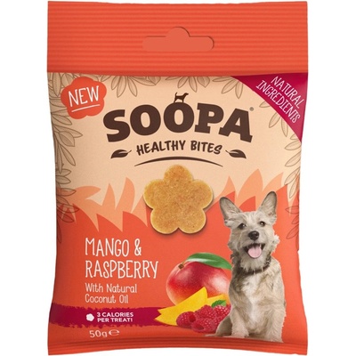 Soopa Pets Soopa Healthy Bites s mangem a malinou 50 g