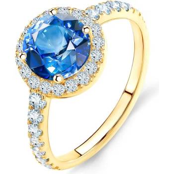 Image 1 of SAVICKI Годежен пръстен This is Love: злато, син сапфир