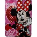 Univex červená Minnie Mouse Deka