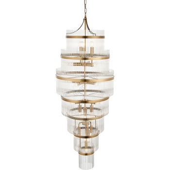 Endon Lighting 112793 - Пендел MARIETTA GRAND 21xE14/6W/230V месинг/прозрачен (EN0210)