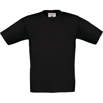 B&C dětské tričko Exact 150 kids t shirt černá