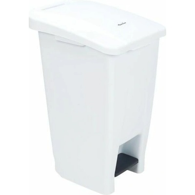 Manutan Expert Plastový odpadkový kôš, 60 l, biely/biely