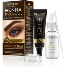 Revers Cosmetics Revers barva na obočí Henna Pro Colors 3,0 tmavě hnědá 15 ml