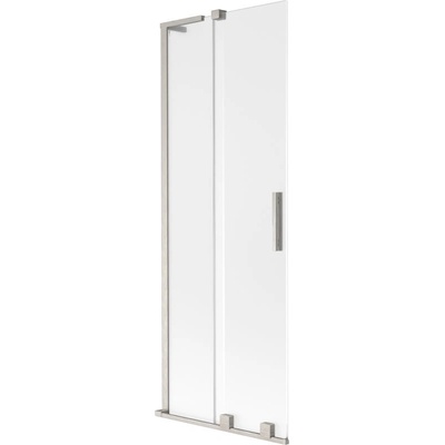 Mexen Velar L параван за вана, плъзгаща 2-крилна, 70 x 150 cm, матирано стъкло, матиран никел - 896-070-003-31-97 (896-070-003-31-97)
