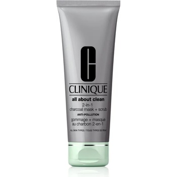 Image 1 of Clinique All About Clean 2-in-1 Charcoal Mask + Scrub почистваща маска за лице 100ml