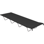 vidaXL Къмпинг легло, 180х60х19 см, плат оксфорд и стомана, черно (312479)