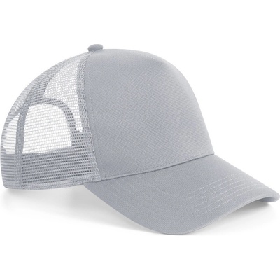 Beechfield B 642 Microknit Trucker Snapback 5 panelová COT53064203999-light grey Šedá světlá