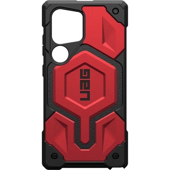 Image 1 of Urban Armor Gear Gear Monarch Pro Case - удароустойчив хибриден кейс с MagSafe за Samsung Galaxy S24 Ultra (черен-червен)