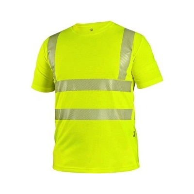 Canis CXS Tričko BANGOR výstražné pánske Žltá 2XL