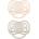Canpol Силиконови залъгалки Canpol - Nude, за момичета, 6-18 м, 2 броя (23/229_cre)